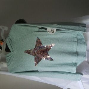 Girls Long Sleeve Hooded Tee